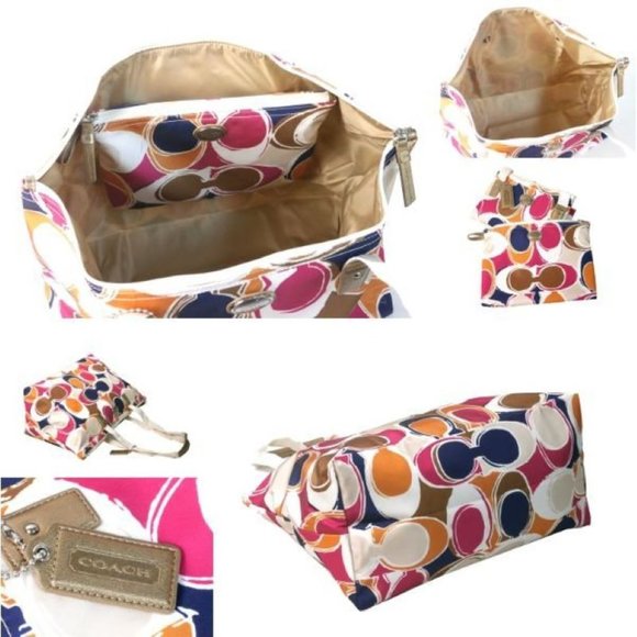 NEW COACH WEEKEND TOTE TRAVEL SHOULDER CARRY ALL… - Picture 2 of 4